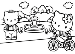 Hello Kitty Coloriage En Ligne